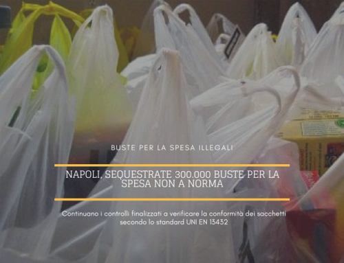 Napoli sequestrate 300 mila buste per la spesa non a norma